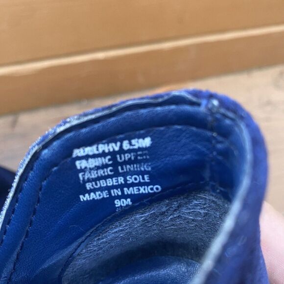 Steve Madden Blue Velvet Ankle Booties - Picture 5 of 16